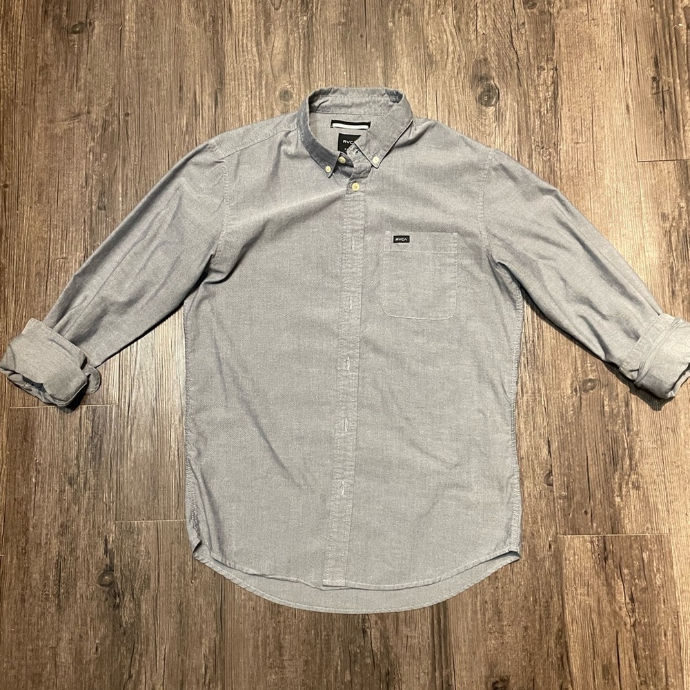 RVCA Grae Casual Button Down Shirt - Size Small